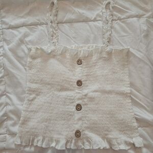 Ocean Drive Ivory Knit Top